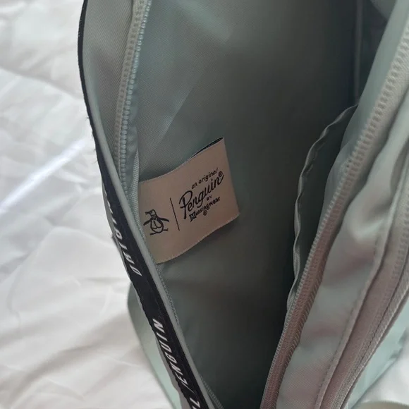Original Penguin Mint Green Sling Bag - Picture 3 of 5